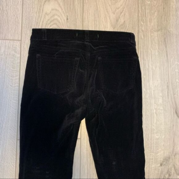 J Brand Black velvet skinny jeans plush size US 25 - Picture 5 of 11
